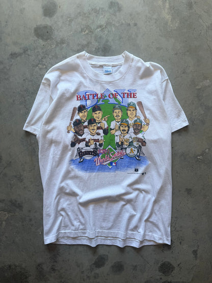 1989 Oakland Athletics VS. San Francisco Giants "Battle of the Bay" T-shirt (XL)