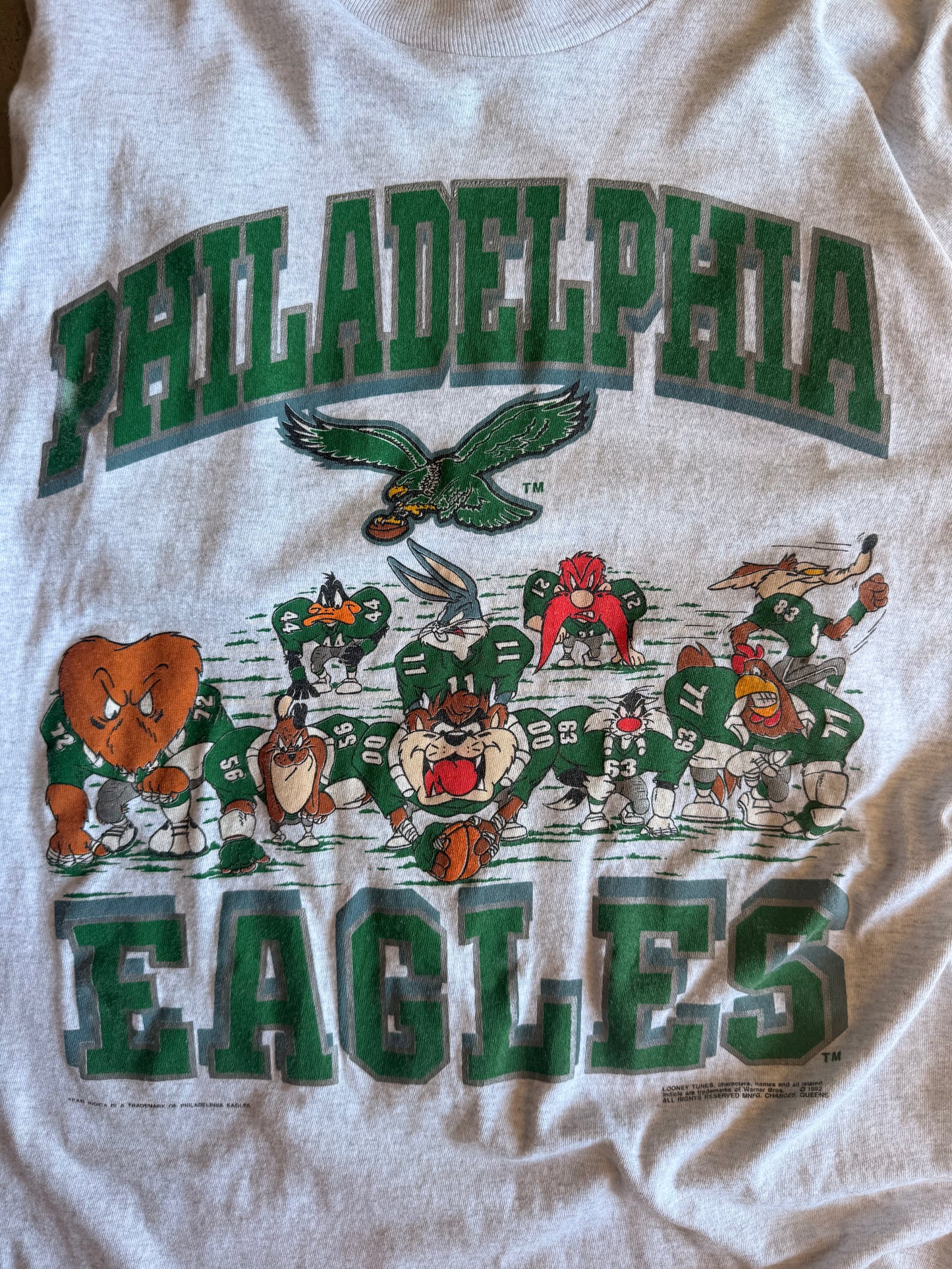 1993 Philadelphia Eagles Looney Tunes Vintage T-shirt (XL)