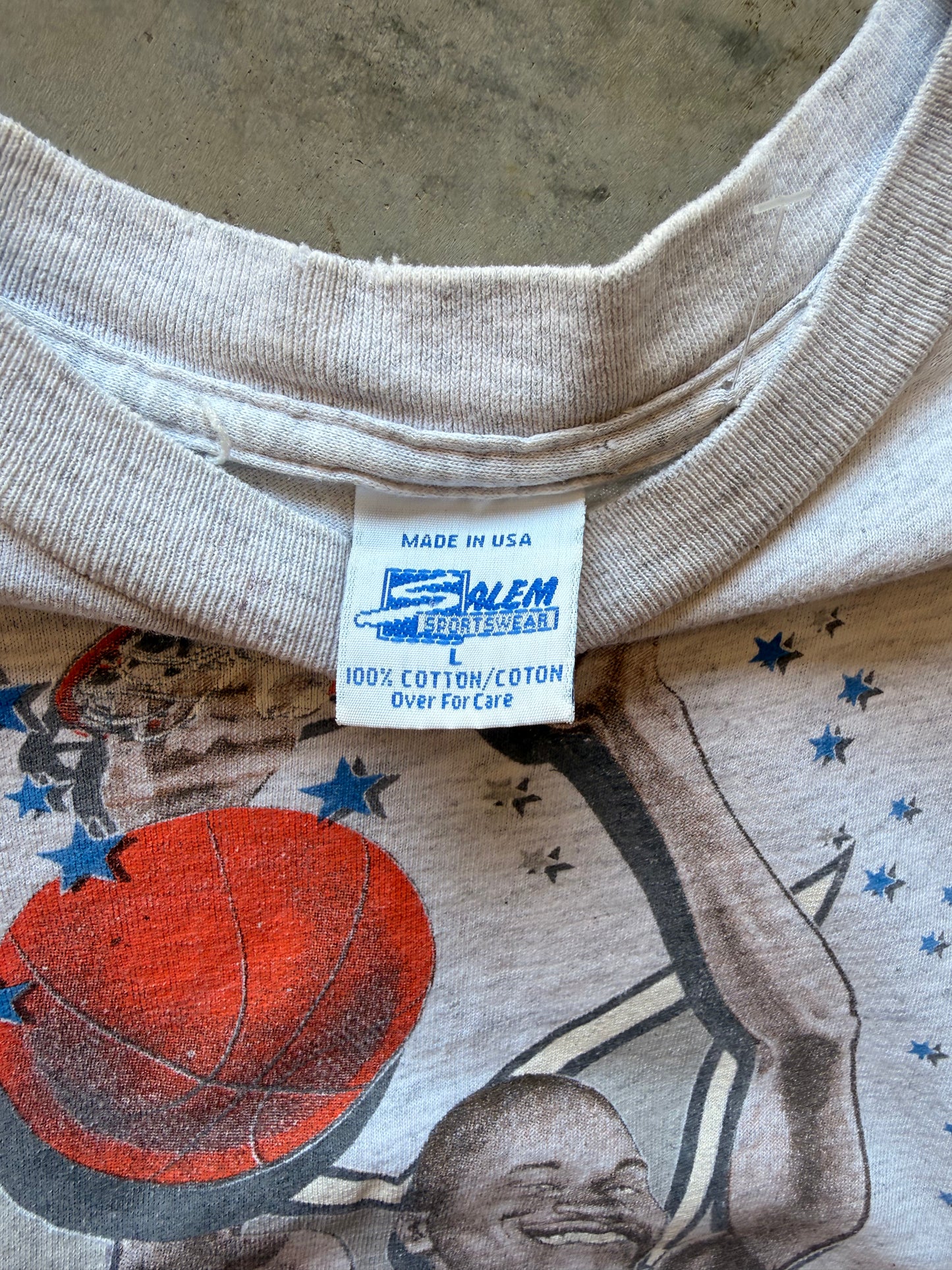 90s Shaquille O'Neal Orlando Magic Vintage NBA T-shirt (M)
