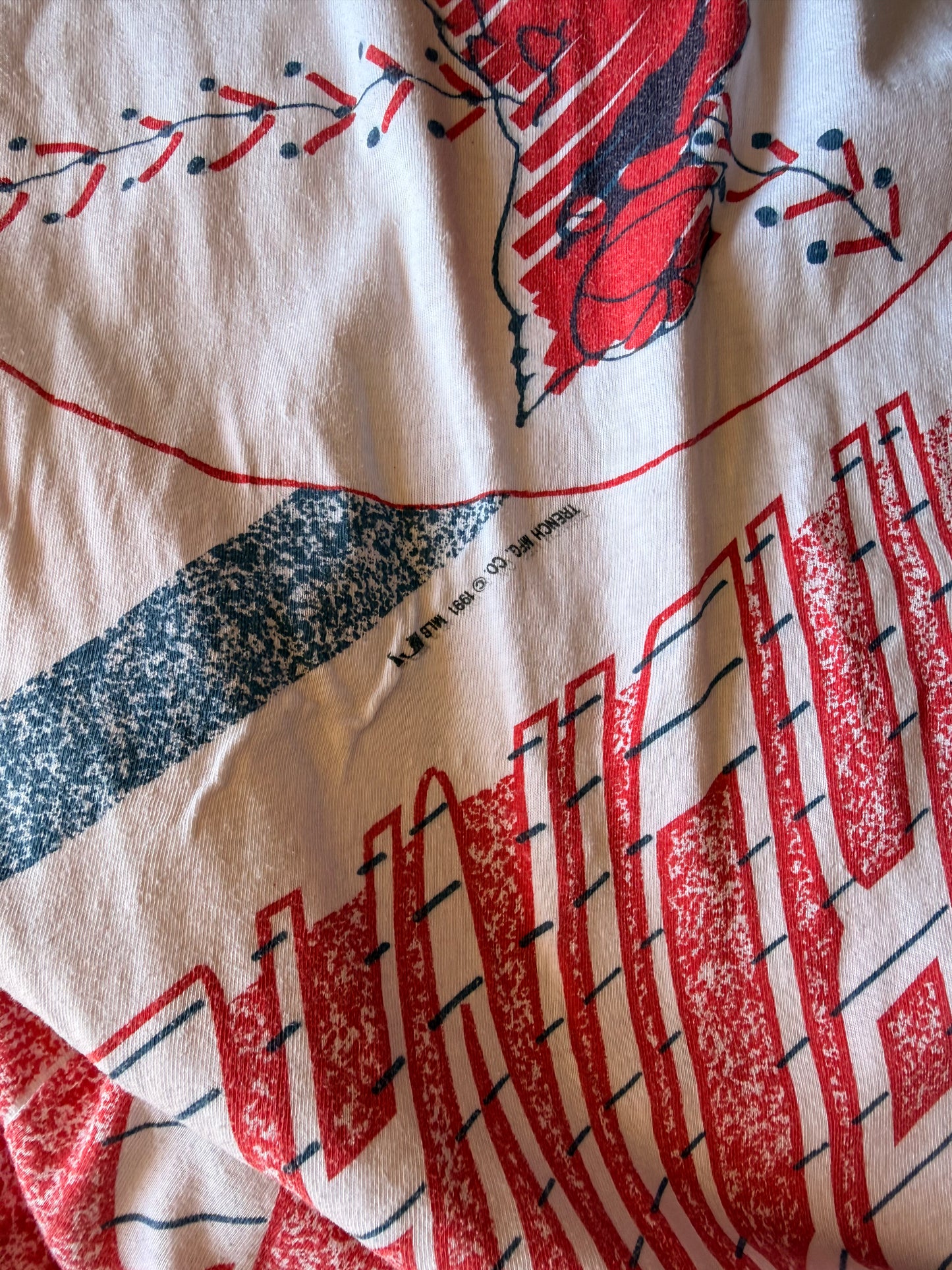1991 St. Louis Cardinals Vintage All Over Print T-Shirt (L)