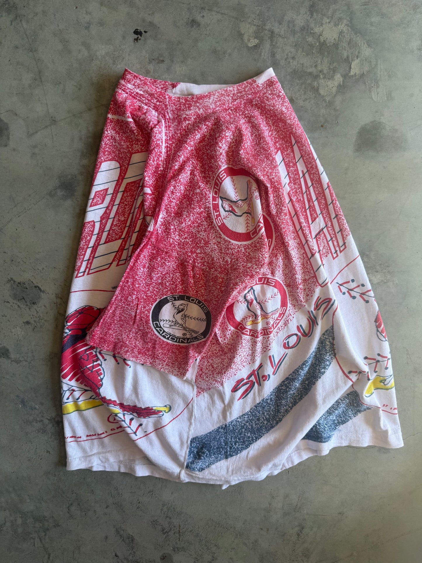 1991 St. Louis Cardinals Vintage All Over Print T-Shirt (L)
