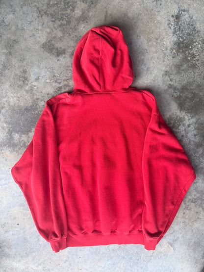 2000s Anahiem Angels Red Nike Center Swoosh Hoodie (XL)