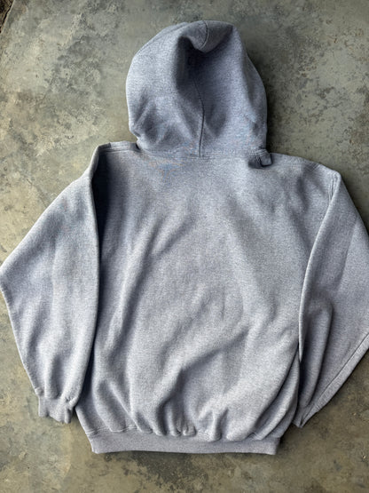 2000s Calgary Flames Grey Vintage NHL Hoodie (L)