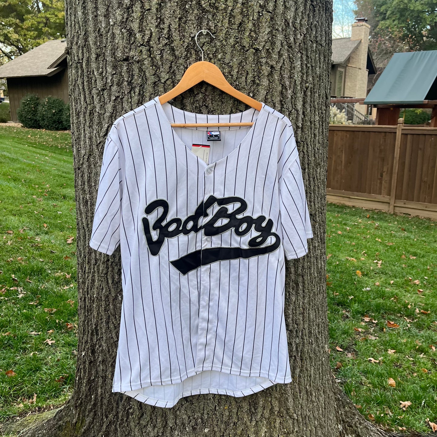 Notorious B.I.G Pinstripes baseball jersey (L)