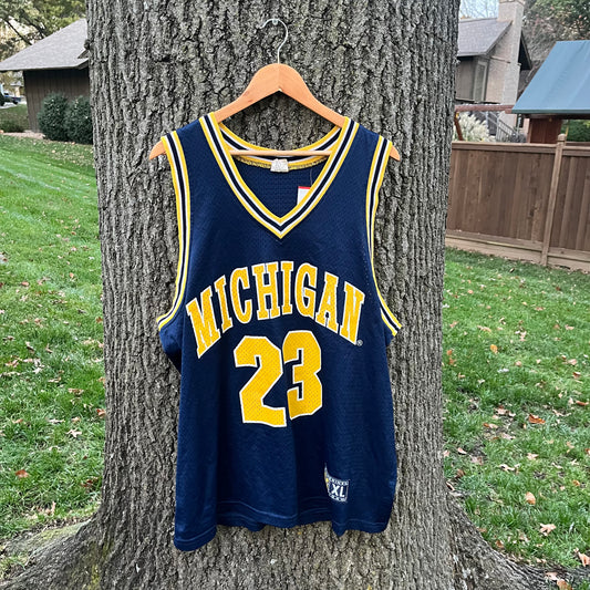 90's Michigan Wolverines 23 Jersey (XL)