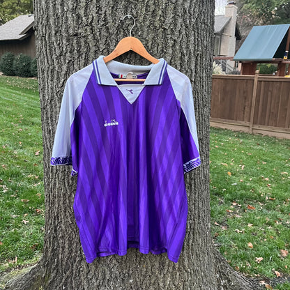 00's Diadora Purple Soccer Jersey (XL)