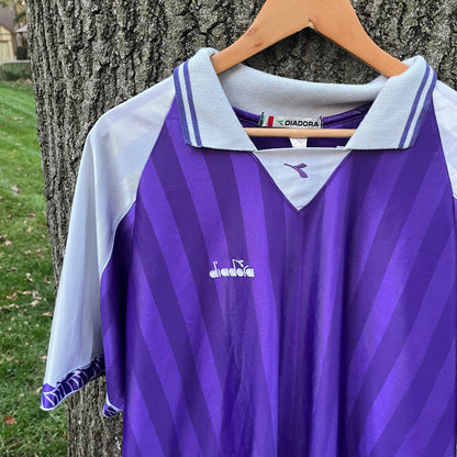 00's Diadora Purple Soccer Jersey (XL)