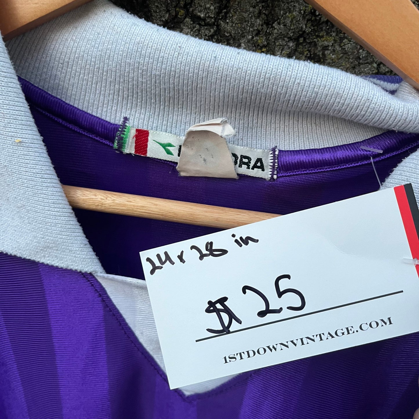 00's Diadora Purple Soccer Jersey (XL)