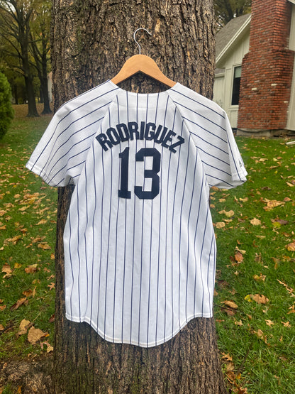 00's Yankee's Pinstripes Alex Rodriguez Jersey (M)