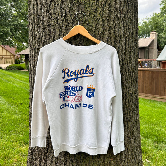 1985 Kc Royals World Series Champs Sweatshirt (M)