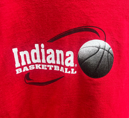 90's Indiana Hoosiers Basketball T-shirt (XL)